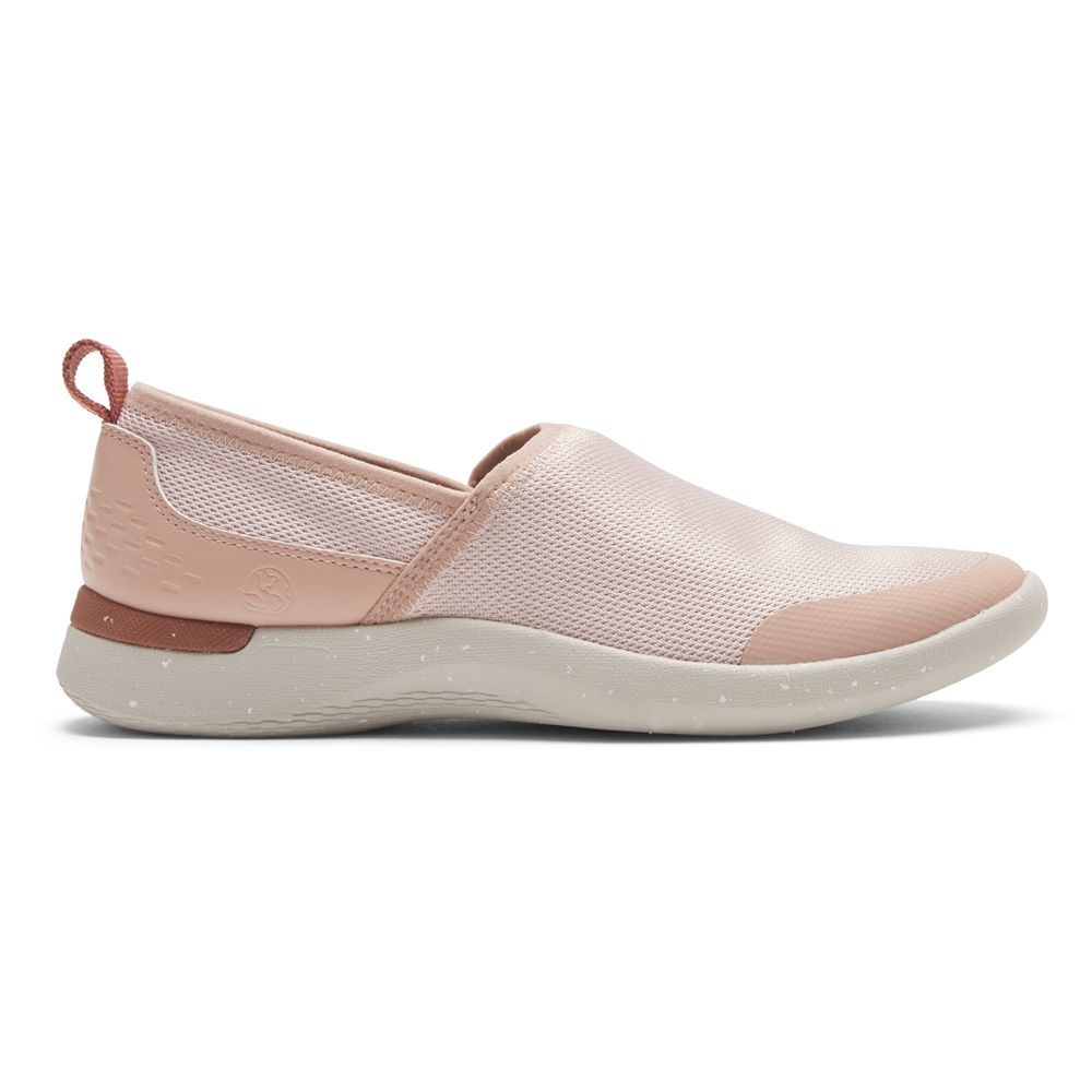 Sapatilhas Mulher Rockport Truflex Fly Lavável Knit Slip-On Rosa,Portugal YZCJX-5879